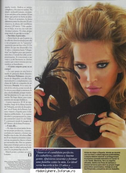 Luisana Lopilato - my faaav o iubesk aiciii a iesit zopr - Alti actori